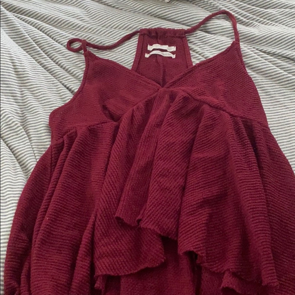 Urban outfitters v neck flowy tank